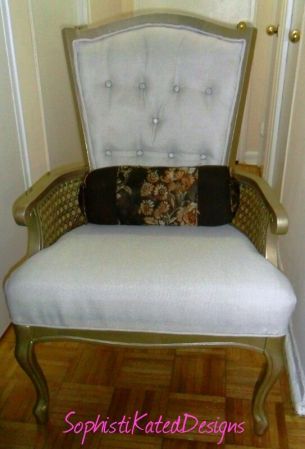 Cane Chair Makeover